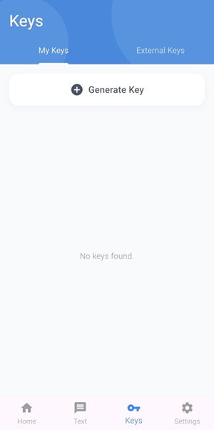 Generate Key