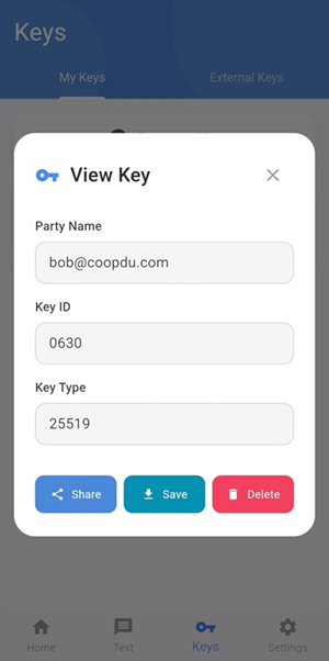 Export Key