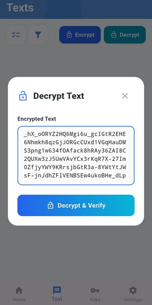 Decrypt and Verify